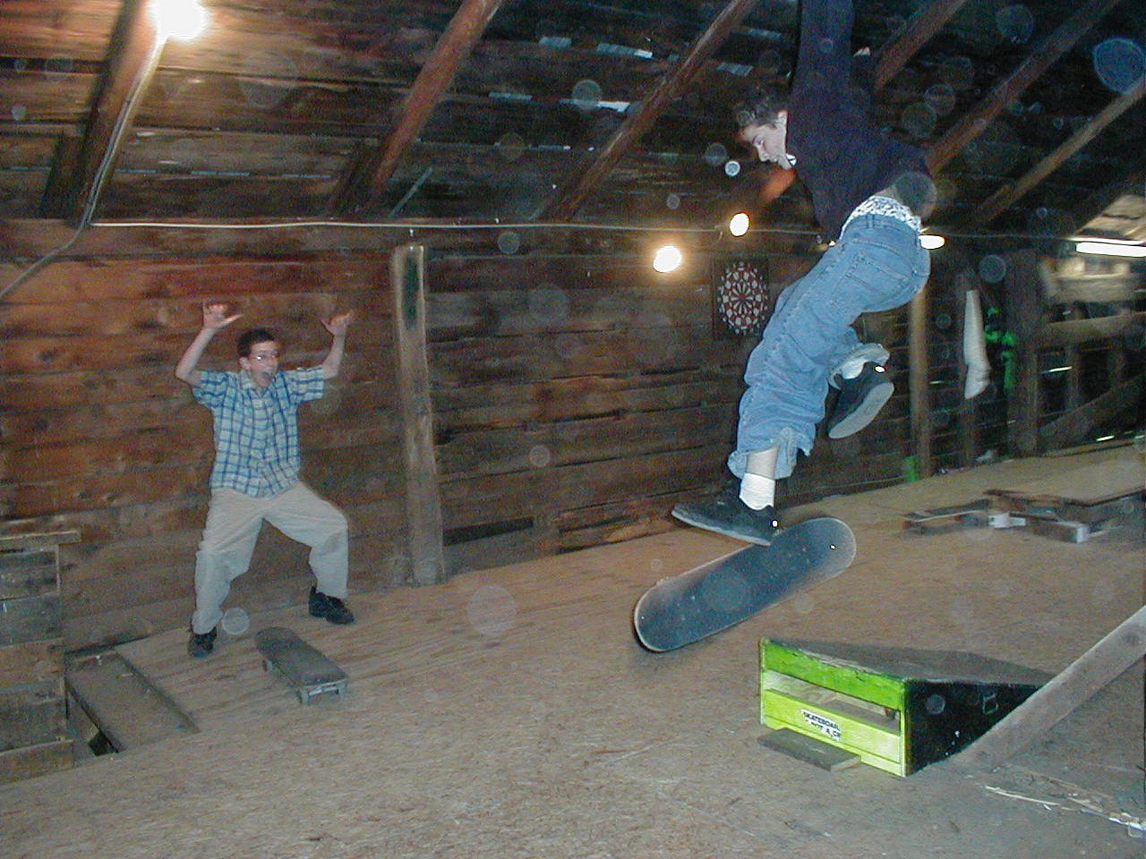 mike D DOING A HARDFLIP